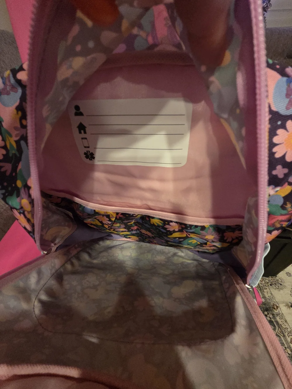 Kids Glitter Backpack - Pink